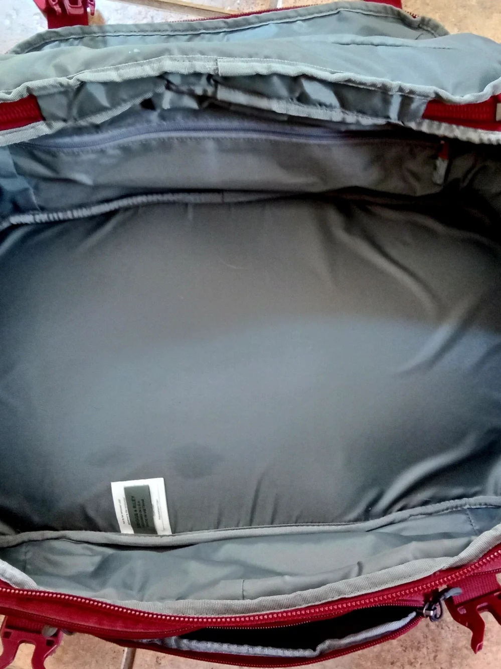 Briggs & Riley Red Travel Duffel Bag